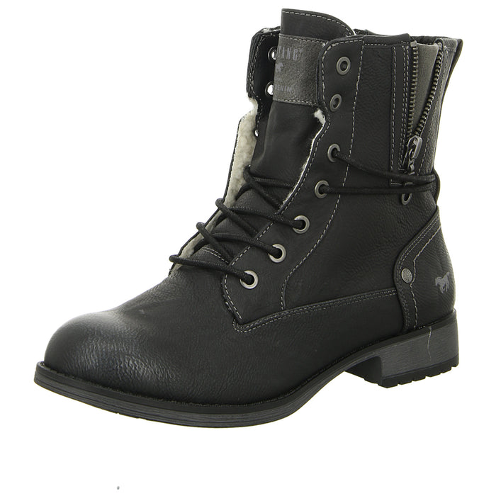MUSTANG Schnürstiefelette Warmfutter bis 35mm Absatz (casual) - SchuhEggers.de