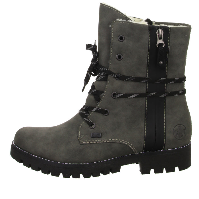 Rieker Schnürstiefelette Warmfutter bis 35mm Absatz (casual) - SchuhEggers.de