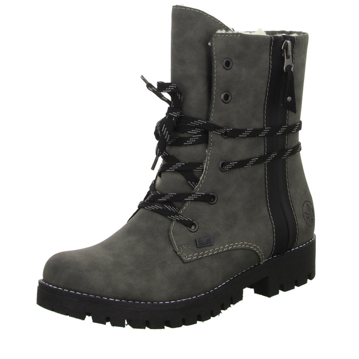 Rieker Schnürstiefelette Warmfutter bis 35mm Absatz (casual) - SchuhEggers.de