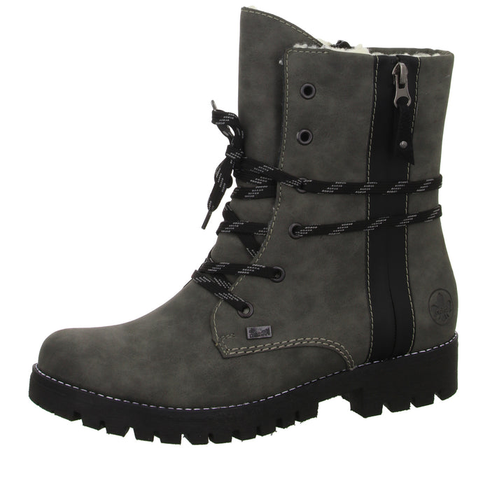 Rieker Schnürstiefelette Warmfutter bis 35mm Absatz (casual) - SchuhEggers.de