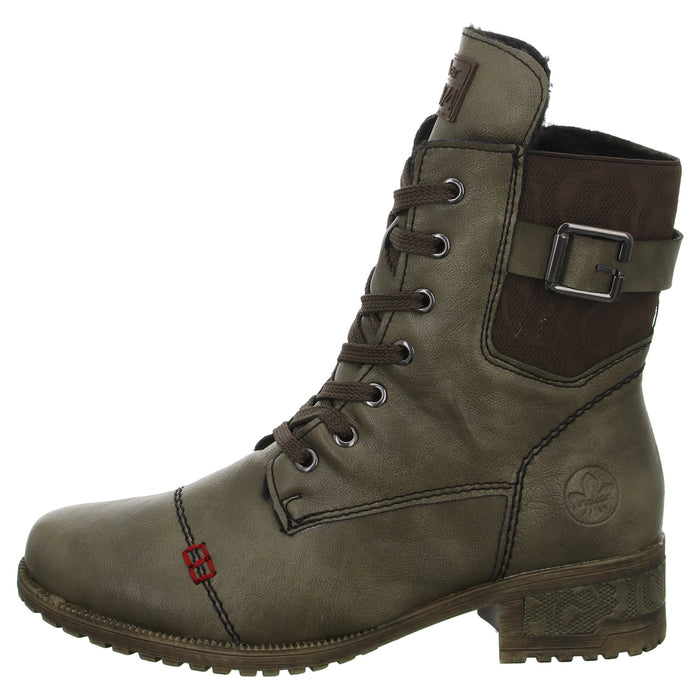 Rieker Schnürstiefelette Warmfutter bis 35mm Absatz (casual) - SchuhEggers.de