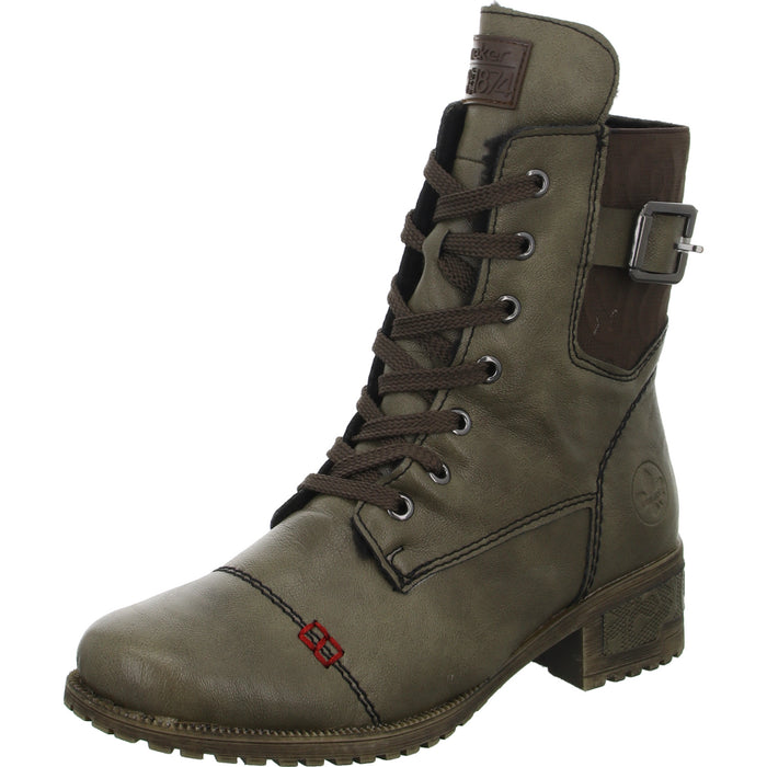 Rieker Schnürstiefelette Warmfutter bis 35mm Absatz (casual) - SchuhEggers.de