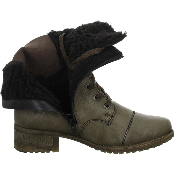 Rieker Schnürstiefelette Warmfutter bis 35mm Absatz (casual) - SchuhEggers.de