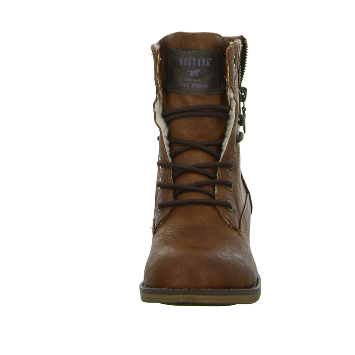 MUSTANG Schnürstiefelette Warmfutter bis 35mm Absatz (casual) - SchuhEggers.de