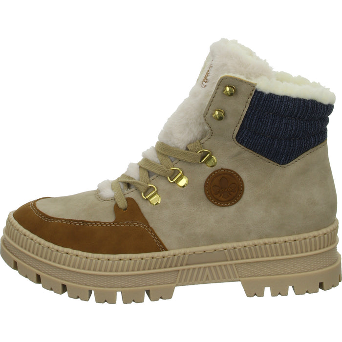Rieker Schnürstiefelette Warmfutter bis 35mm Absatz (casual) - SchuhEggers.de