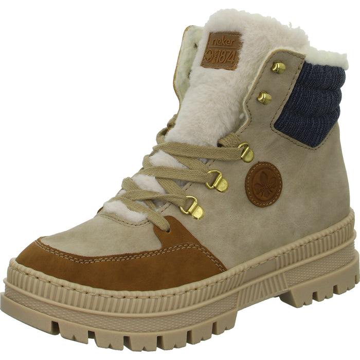 Rieker Schnürstiefelette Warmfutter bis 35mm Absatz (casual) - SchuhEggers.de