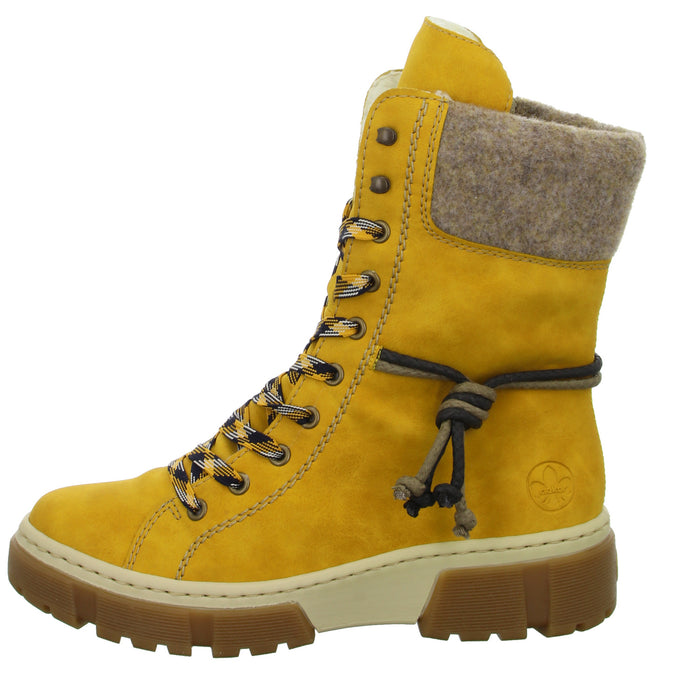 Rieker Schnürstiefelette Warmfutter bis 35mm Absatz (casual) - SchuhEggers.de