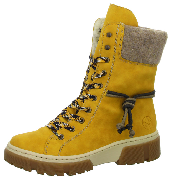 Rieker Schnürstiefelette Warmfutter bis 35mm Absatz (casual) - SchuhEggers.de