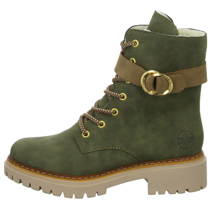 Rieker Schnürstiefelette Warmfutter bis 35mm Absatz (casual) - SchuhEggers.de