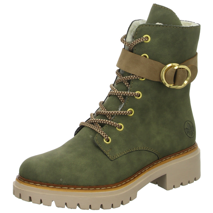 Rieker Schnürstiefelette Warmfutter bis 35mm Absatz (casual) - SchuhEggers.de