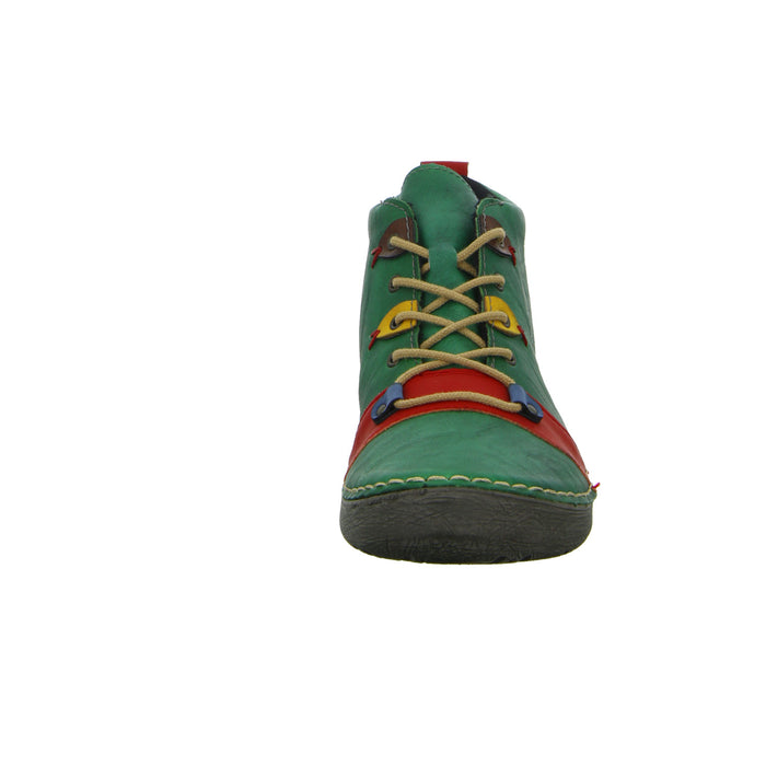 Rieker lace-up ankle boots with warm lining up to 35mm heel (casual)