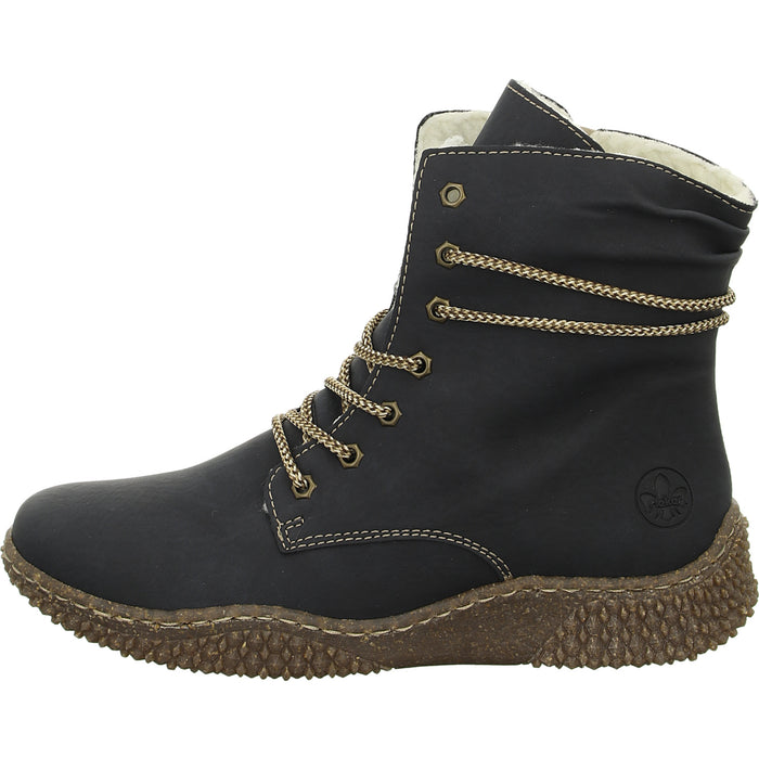Rieker Schnürstiefelette Warmfutter bis 35mm Absatz (casual) - SchuhEggers.de
