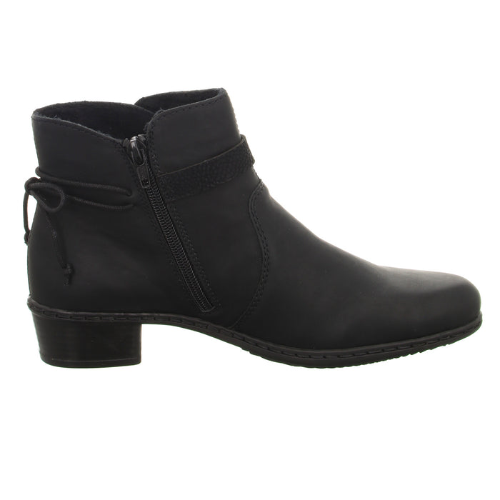 Rieker Schlupf-/Reißverschlußstiefelette Warmfutter ab 35mm Absatz - SchuhEggers.de