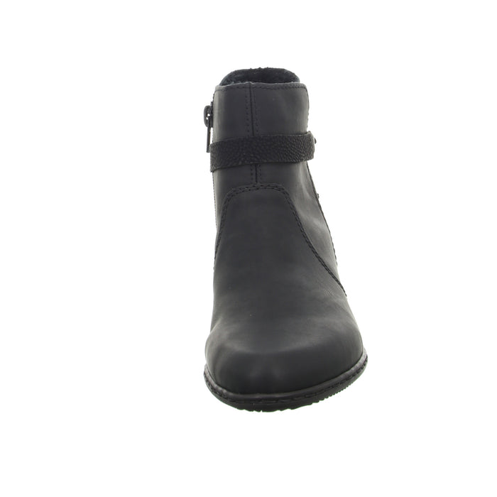 Rieker Schlupf-/Reißverschlußstiefelette Warmfutter ab 35mm Absatz - SchuhEggers.de
