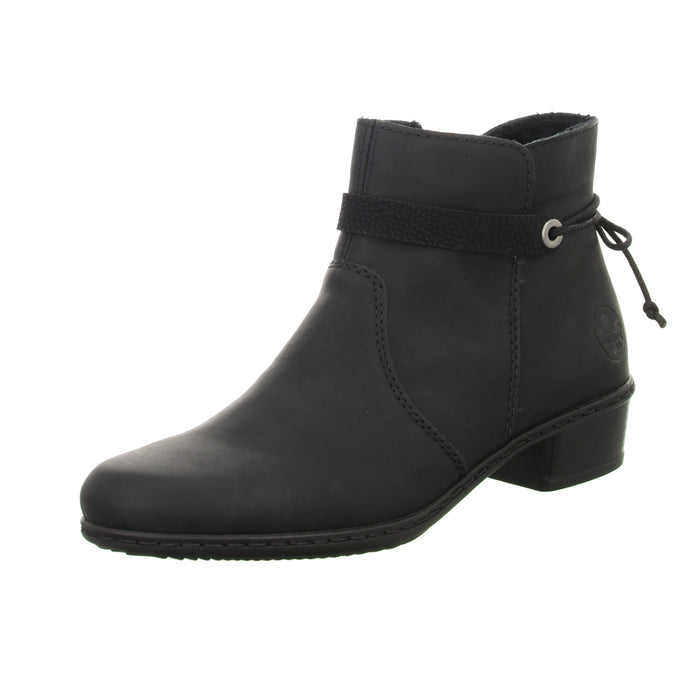 Rieker Schlupf-/Reißverschlußstiefelette Warmfutter ab 35mm Absatz - SchuhEggers.de