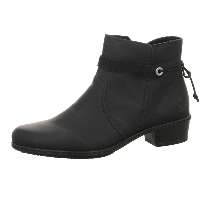 Rieker Schlupf-/Reißverschlußstiefelette Warmfutter ab 35mm Absatz - SchuhEggers.de