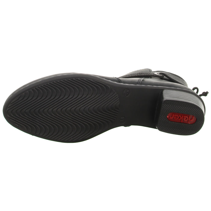 Rieker Schlupf-/Reißverschlußstiefelette Warmfutter ab 35mm Absatz - SchuhEggers.de