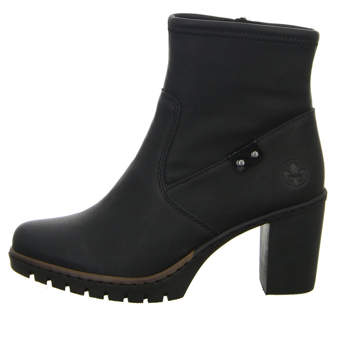 Rieker Schlupf-/Reißverschlußstiefelette Warmfutter ab 35mm Absatz - SchuhEggers.de