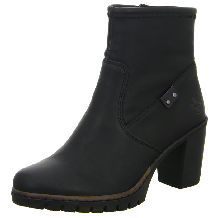 Rieker Schlupf-/Reißverschlußstiefelette Warmfutter ab 35mm Absatz - SchuhEggers.de