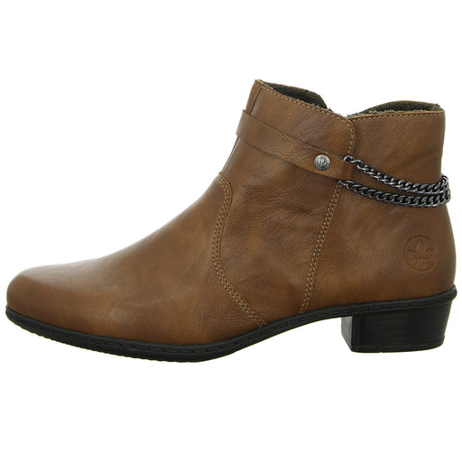 Rieker Schlupf-/Reißverschlußstiefelette Warmfutter ab 35mm Absatz - SchuhEggers.de