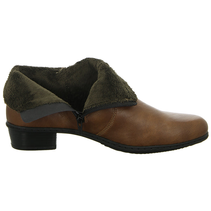 Rieker Schlupf-/Reißverschlußstiefelette Warmfutter ab 35mm Absatz - SchuhEggers.de