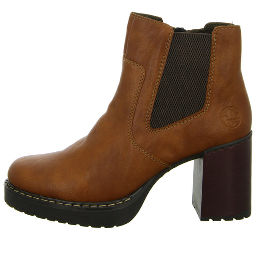 Rieker Schlupf-/Reißverschlußstiefelette Warmfutter ab 35mm Absatz - SchuhEggers.de
