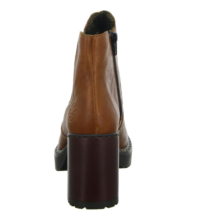 Rieker Schlupf-/Reißverschlußstiefelette Warmfutter ab 35mm Absatz - SchuhEggers.de