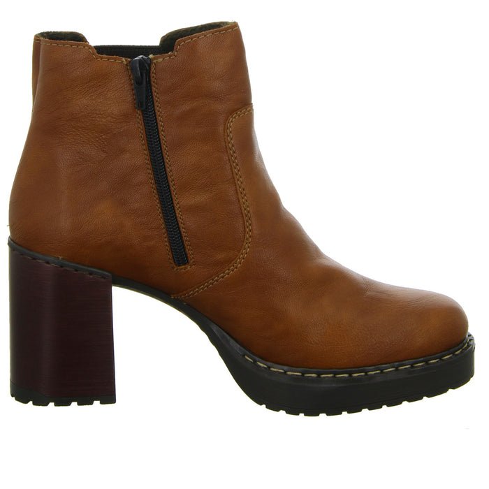 Rieker Schlupf-/Reißverschlußstiefelette Warmfutter ab 35mm Absatz - SchuhEggers.de