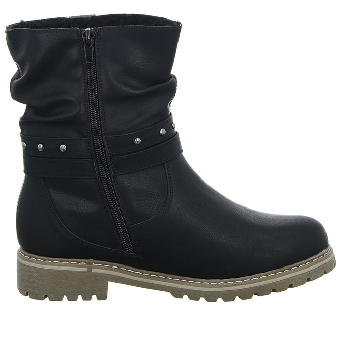 Alyssa Schlupf-/Reißverschlußstiefelette Warmfutter bis 35mm Absatz (casual) - SchuhEggers.de