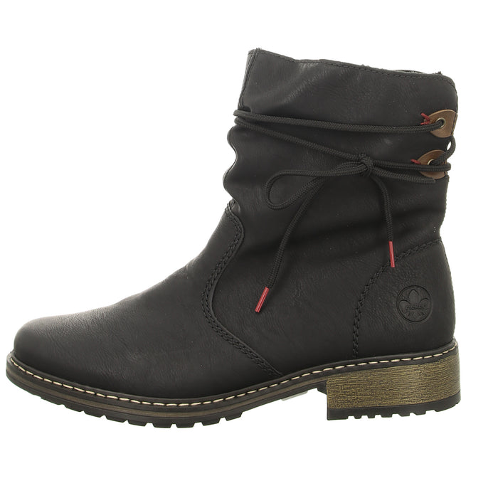 Rieker Schlupf-/Reißverschlußstiefelette Warmfutter bis 35mm Absatz (casual) - SchuhEggers.de