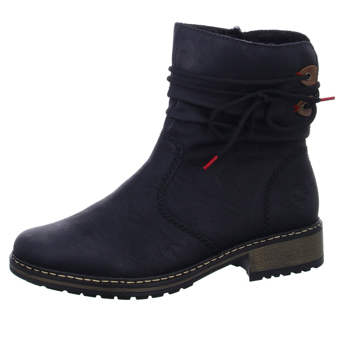 Rieker Schlupf-/Reißverschlußstiefelette Warmfutter bis 35mm Absatz (casual) - SchuhEggers.de
