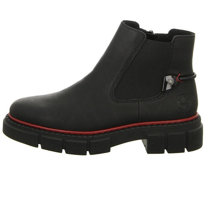 Rieker Schlupf-/Reißverschlußstiefelette Warmfutter bis 35mm Absatz (casual) - SchuhEggers.de