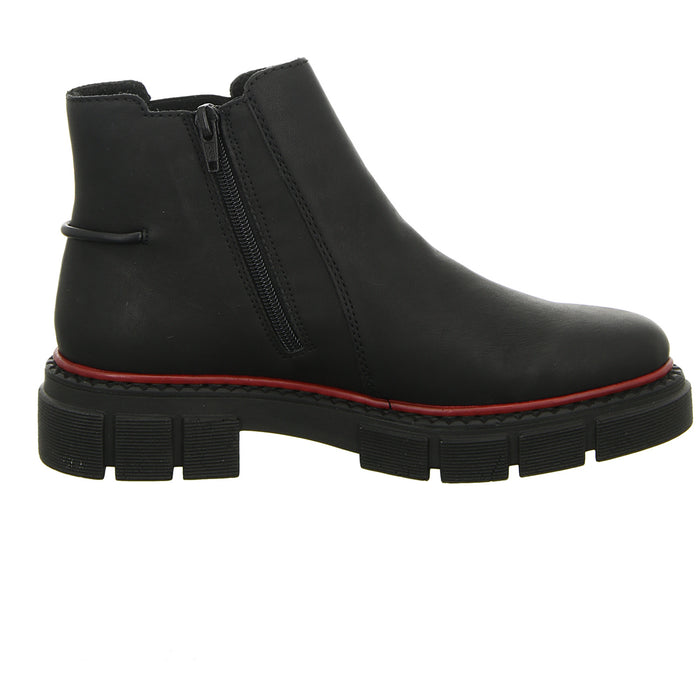Rieker Schlupf-/Reißverschlußstiefelette Warmfutter bis 35mm Absatz (casual) - SchuhEggers.de