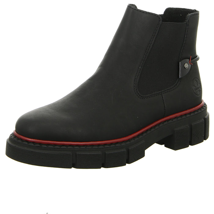 Rieker Schlupf-/Reißverschlußstiefelette Warmfutter bis 35mm Absatz (casual) - SchuhEggers.de