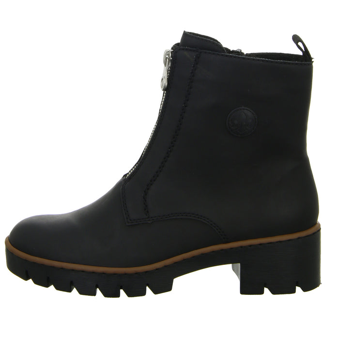 Rieker Schlupf-/Reißverschlußstiefelette Warmfutter bis 35mm Absatz (casual) - SchuhEggers.de