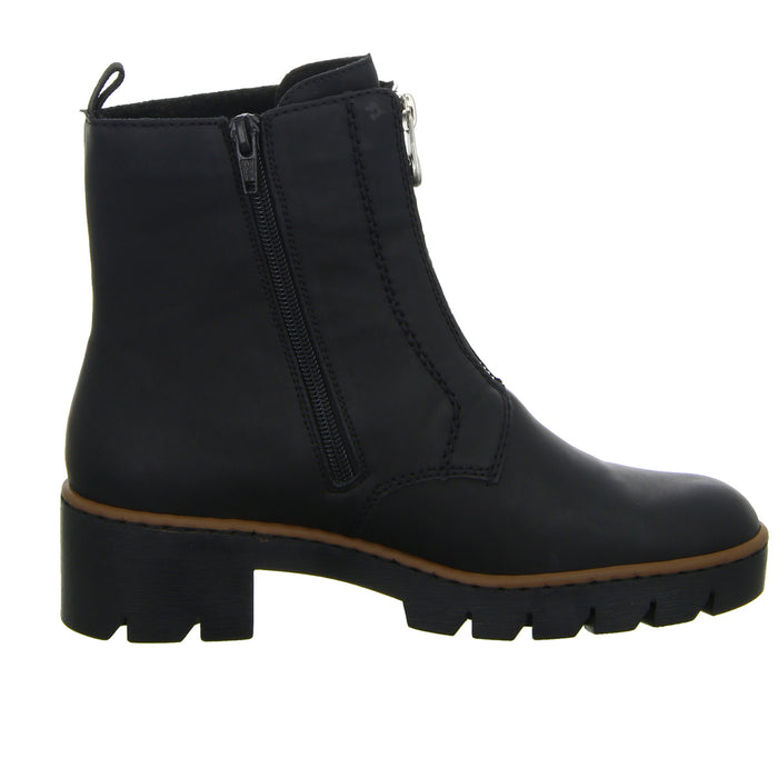 Rieker Schlupf-/Reißverschlußstiefelette Warmfutter bis 35mm Absatz (casual) - SchuhEggers.de