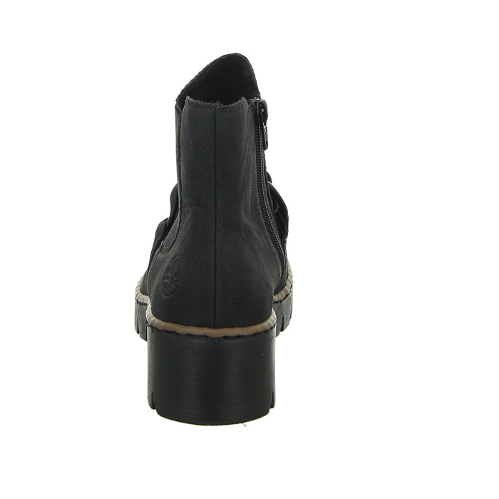 Rieker Schlupf-/Reißverschlußstiefelette Warmfutter bis 35mm Absatz (casual) - SchuhEggers.de