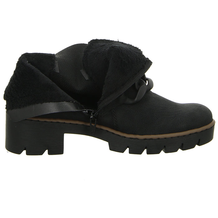 Rieker Schlupf-/Reißverschlußstiefelette Warmfutter bis 35mm Absatz (casual) - SchuhEggers.de