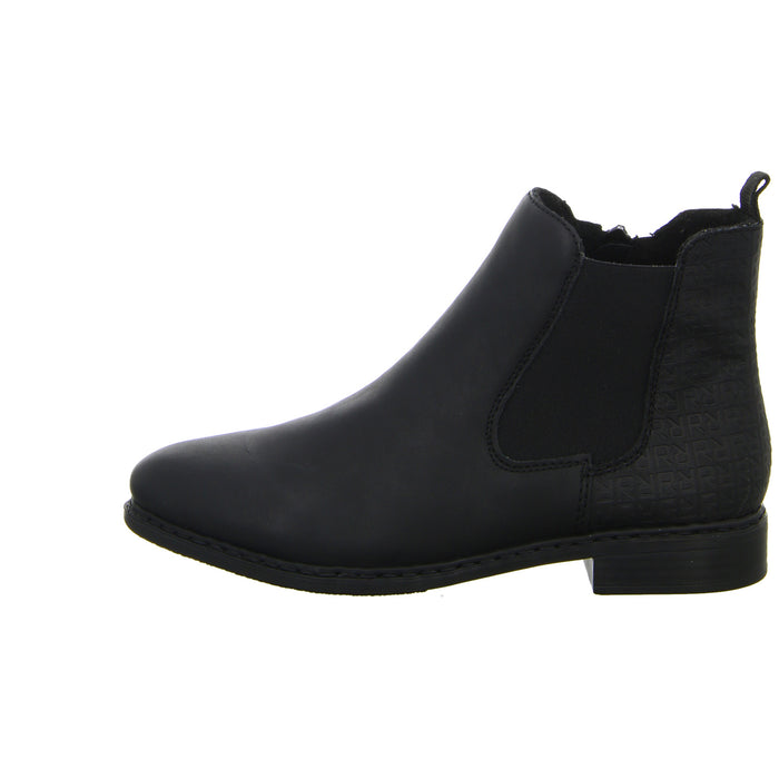 Rieker Schlupf-/Reißverschlußstiefelette Warmfutter bis 35mm Absatz (casual) - SchuhEggers.de