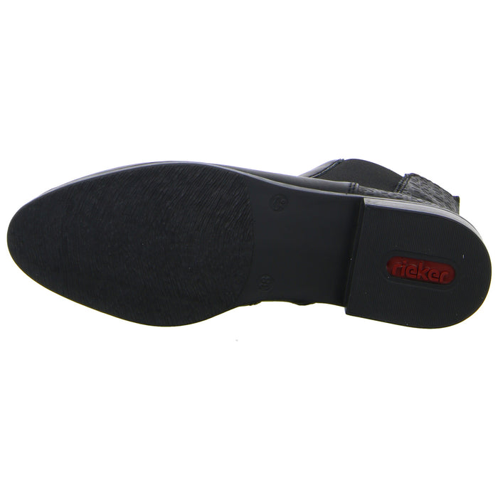 Rieker Schlupf-/Reißverschlußstiefelette Warmfutter bis 35mm Absatz (casual) - SchuhEggers.de