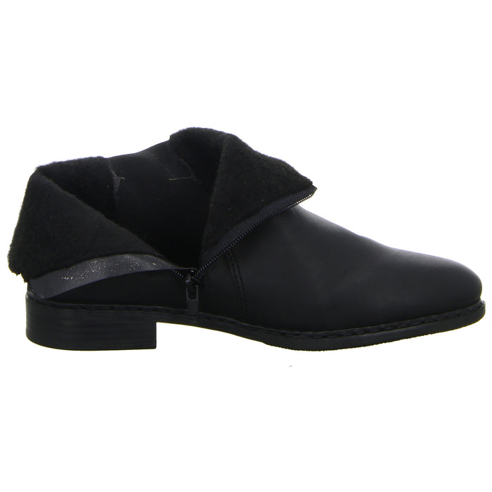 Rieker Schlupf-/Reißverschlußstiefelette Warmfutter bis 35mm Absatz (casual) - SchuhEggers.de