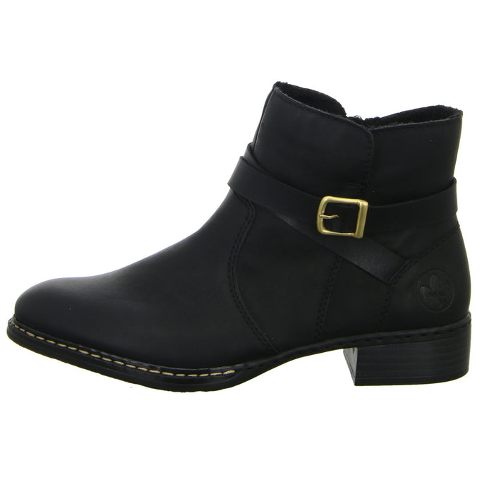 Rieker Schlupf-/Reißverschlußstiefelette Warmfutter bis 35mm Absatz (casual) - SchuhEggers.de