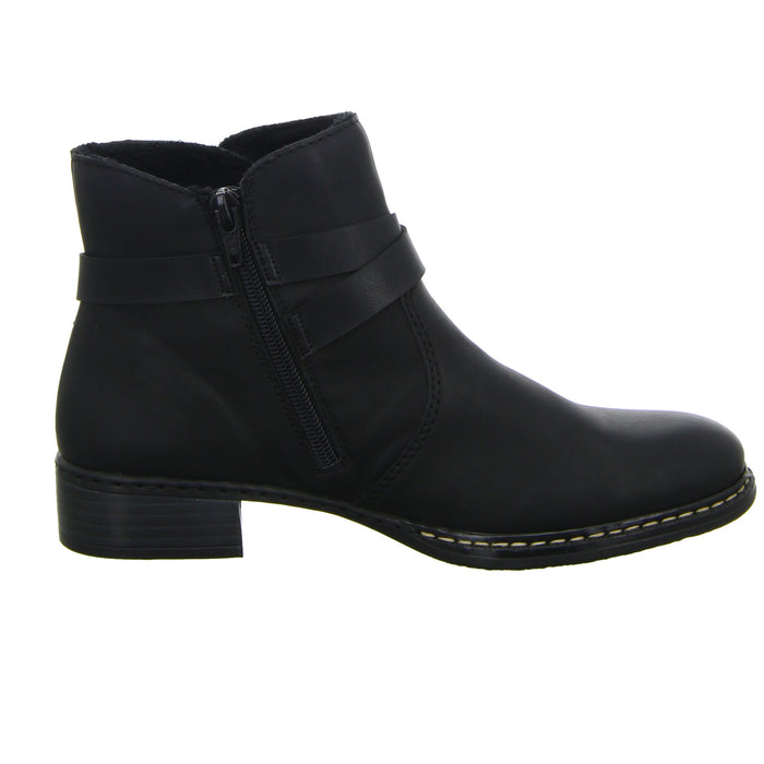 Rieker Schlupf-/Reißverschlußstiefelette Warmfutter bis 35mm Absatz (casual) - SchuhEggers.de