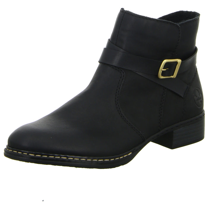 Rieker Schlupf-/Reißverschlußstiefelette Warmfutter bis 35mm Absatz (casual) - SchuhEggers.de