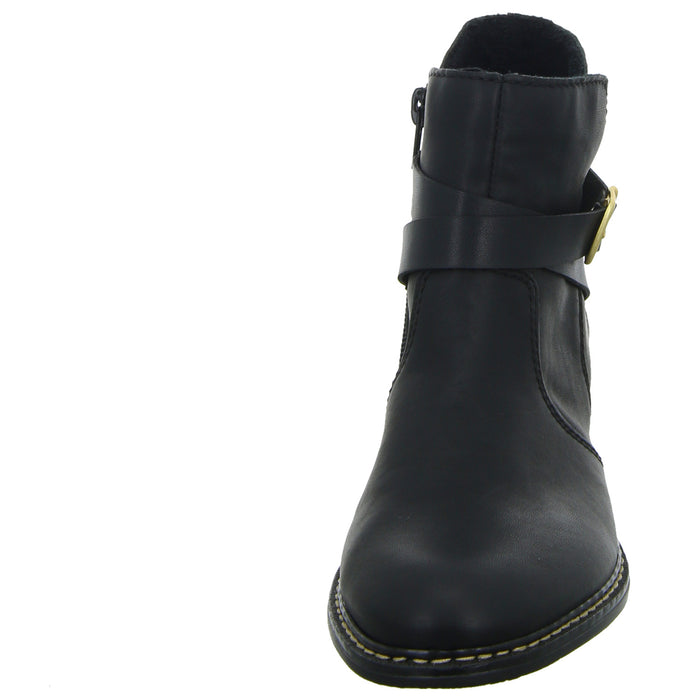 Rieker Schlupf-/Reißverschlußstiefelette Warmfutter bis 35mm Absatz (casual) - SchuhEggers.de