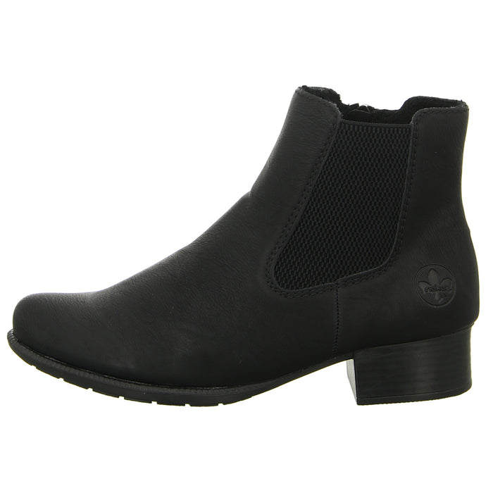 Rieker Schlupf-/Reißverschlußstiefelette Warmfutter bis 35mm Absatz (casual) - SchuhEggers.de