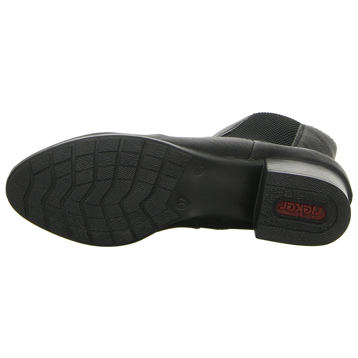 Rieker Schlupf-/Reißverschlußstiefelette Warmfutter bis 35mm Absatz (casual) - SchuhEggers.de