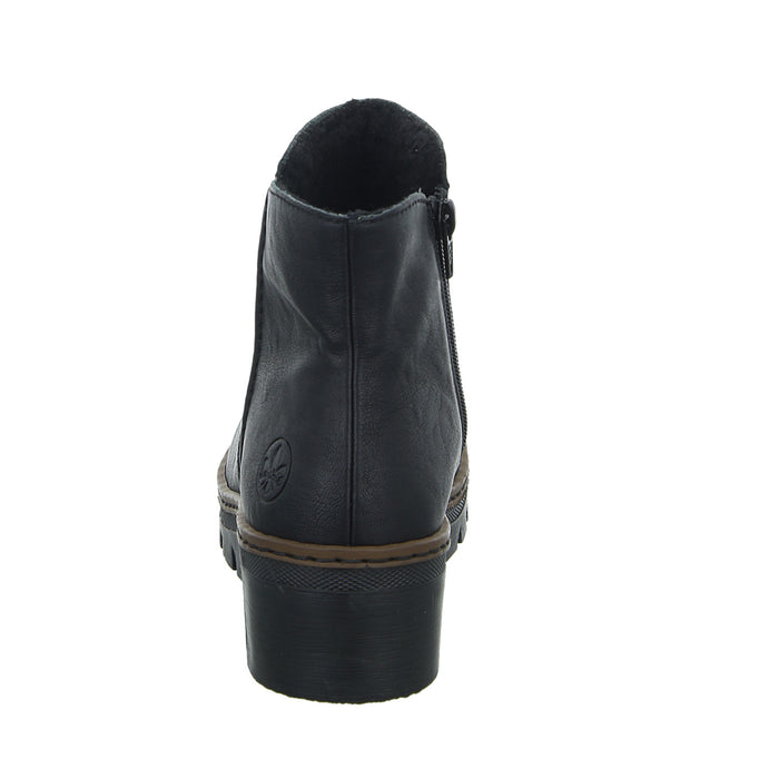 Rieker Schlupf-/Reißverschlußstiefelette Warmfutter bis 35mm Absatz (casual) - SchuhEggers.de
