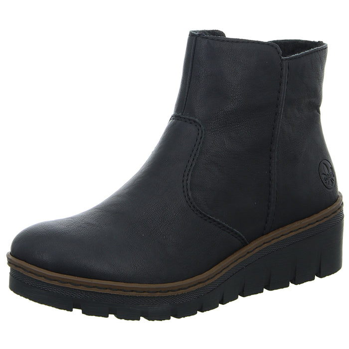 Rieker Schlupf-/Reißverschlußstiefelette Warmfutter bis 35mm Absatz (casual) - SchuhEggers.de