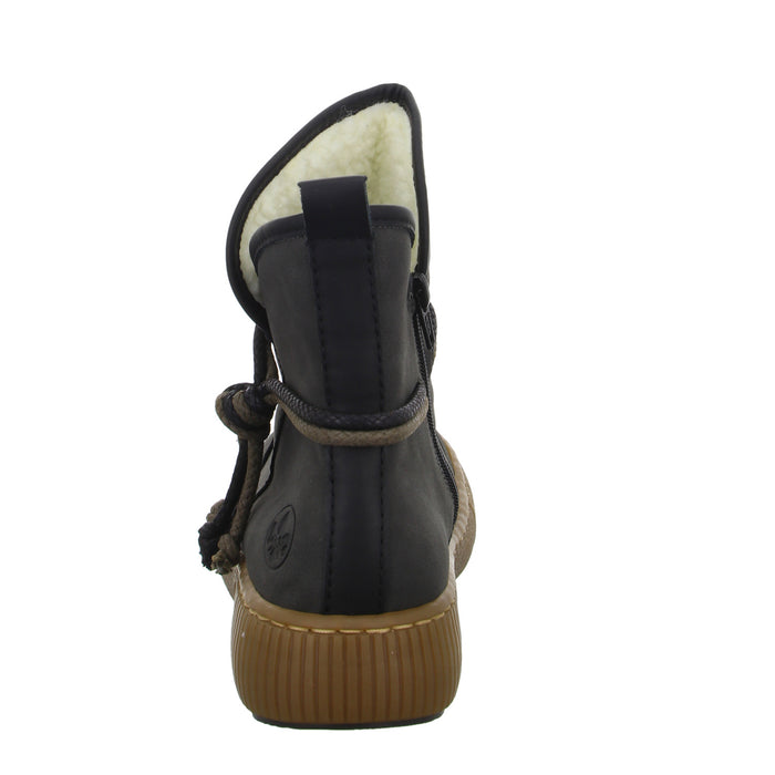 Rieker Schlupf-/Reißverschlußstiefelette Warmfutter bis 35mm Absatz (casual) - SchuhEggers.de